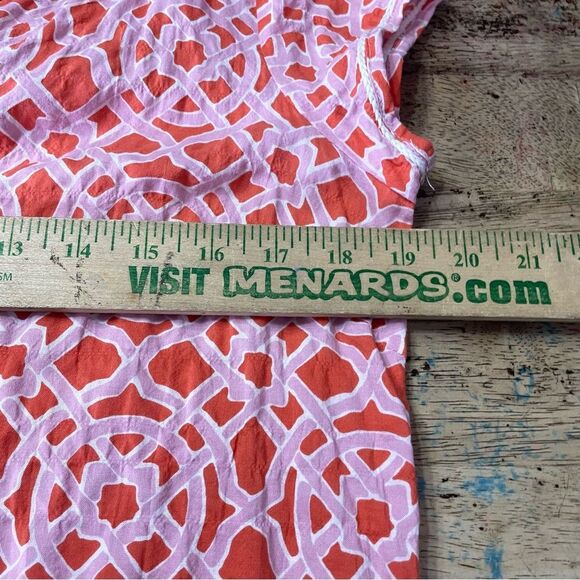 J. MCLAUGHLIN Geometric Embroidered‎ Mini Tunic Dress Preppy Beach Coastal XS - Picture 5 of 7